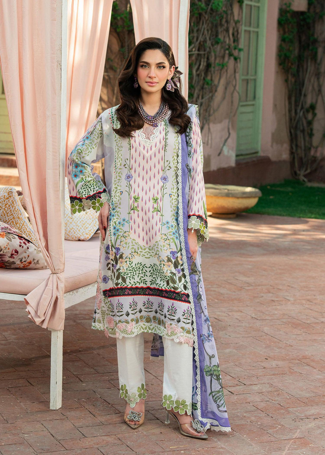 Tara Festive Unstitched By Sardinia - 502 Ebony main image 1