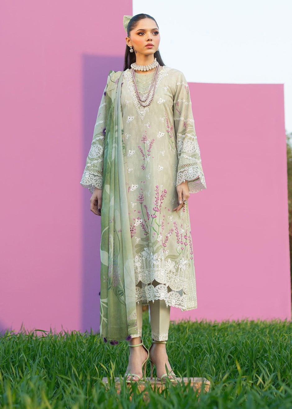Sardinia Embroidered Suit Unstitched 3 Piece SRD24B 604 Malikaa Jaan - Formal Collection