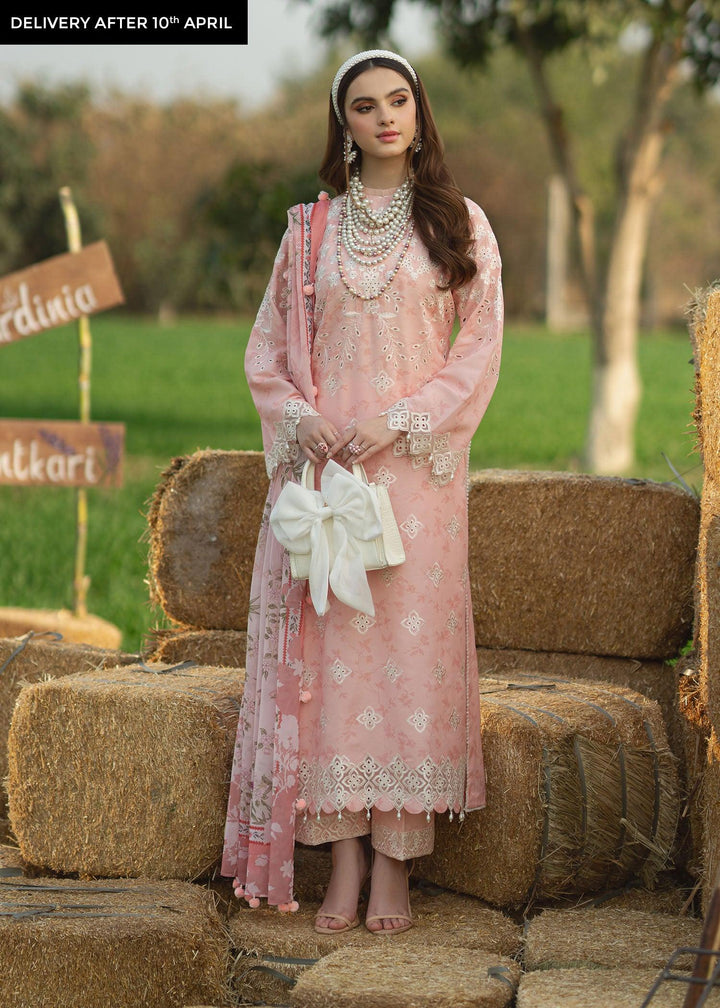 Lamore by Sardinia Unstitched Luxury Hand Work Velvet 3 peice SRD25LH D-5 Black Swan - Formals Collection